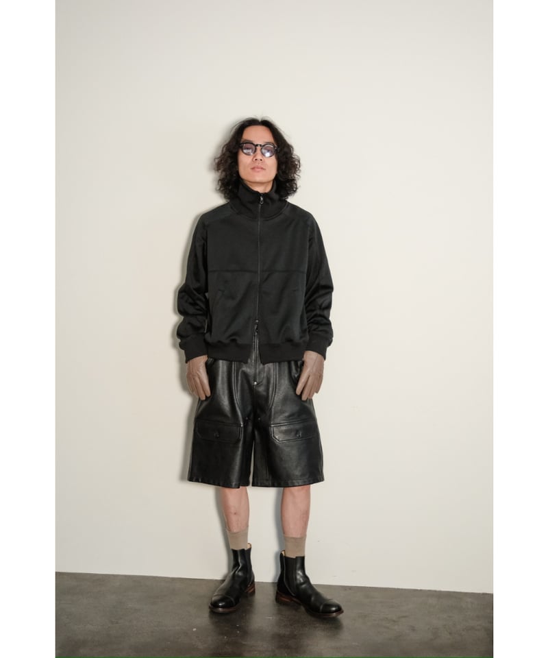 CCU ゴートレザー ショートパンツ WORK SHORTS CCU ゴートレザー ショートパンツ WORK SHORTS