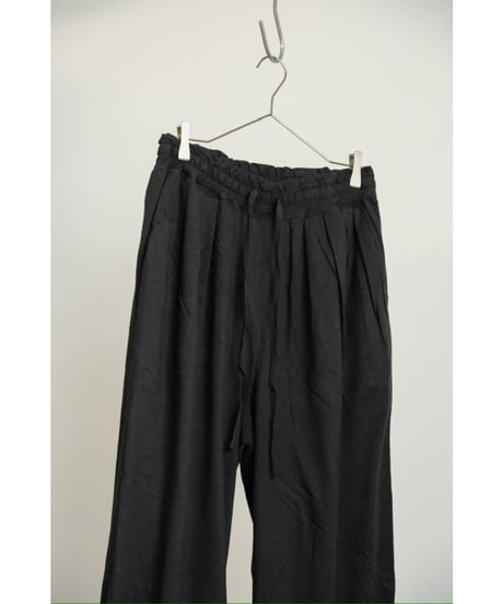 ANCELLM DRAPE WIDE EASY CUT SLACKS