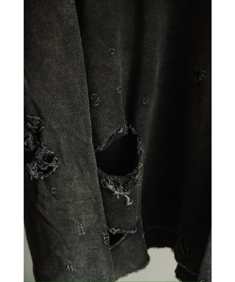 ANCELLM CRASH UNEVEN OVER SWEAT SHIRT | MusterW ANCELLM CRASH UNEVEN OVER SWEAT SHIRT | MusterW