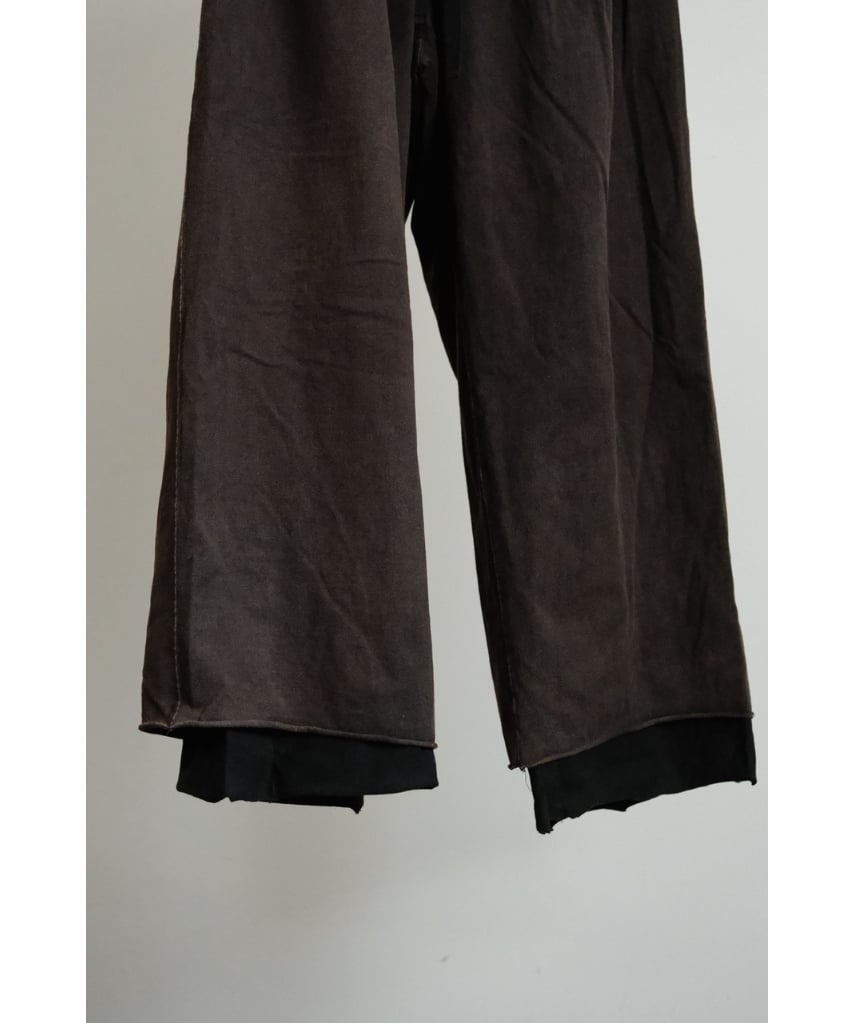 ANCELLM FADED DRAPE WIDE EASY CUT SLACKS | Must ANCELLM FADED DRAPE WIDE EASY CUT SLACKS | Must