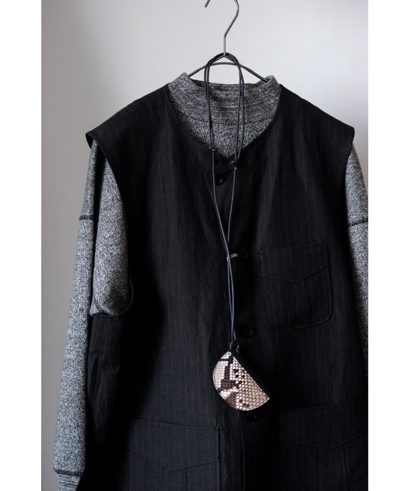 CCU JUDE コンビレザー ネックレスホルダー International Gallery BEAMS（インターナショナルギャラリー