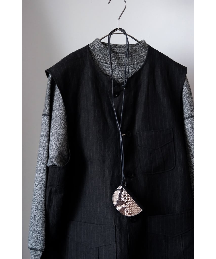 CCU JUDE コンビレザー ネックレスホルダー International Gallery BEAMS（インターナショナルギャラリー