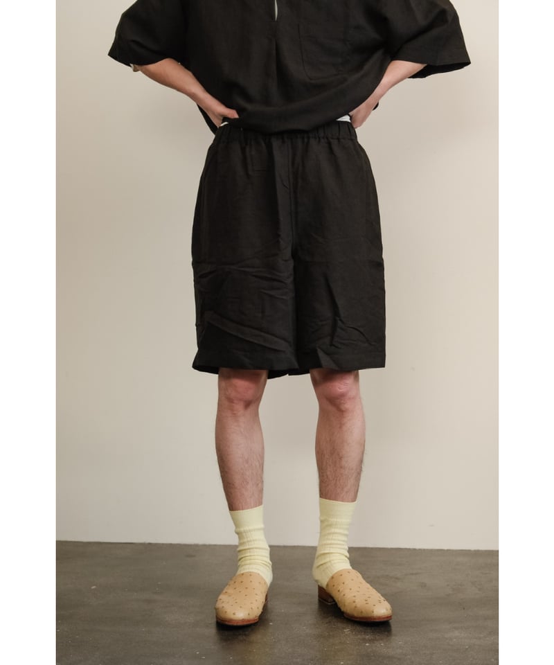 Gorsch ゴーシュ Bamboo Linen Shorts Bamboo Linen Shorts - Baby Blue – Standard & Strange