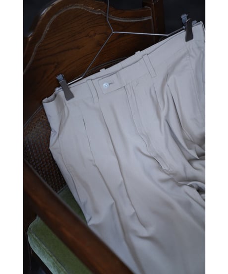 m's braque Limited silk100 TUCK BAGGY