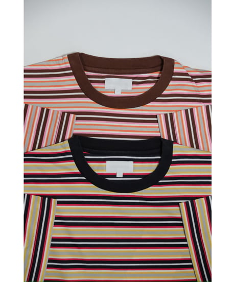KANEMASA PHIL. 36G Multi Border S/S Tee