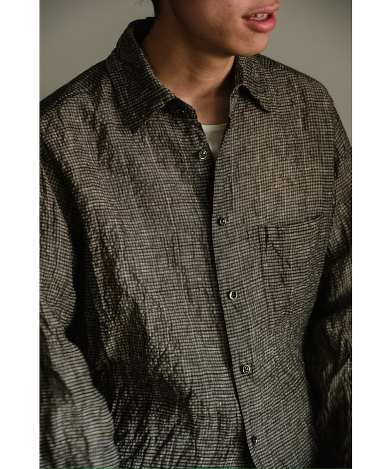 トップス Gorsch Vintage Fabric Collar Shirt 48 Gorsch Vintage Fabric Collar Shirt 48
