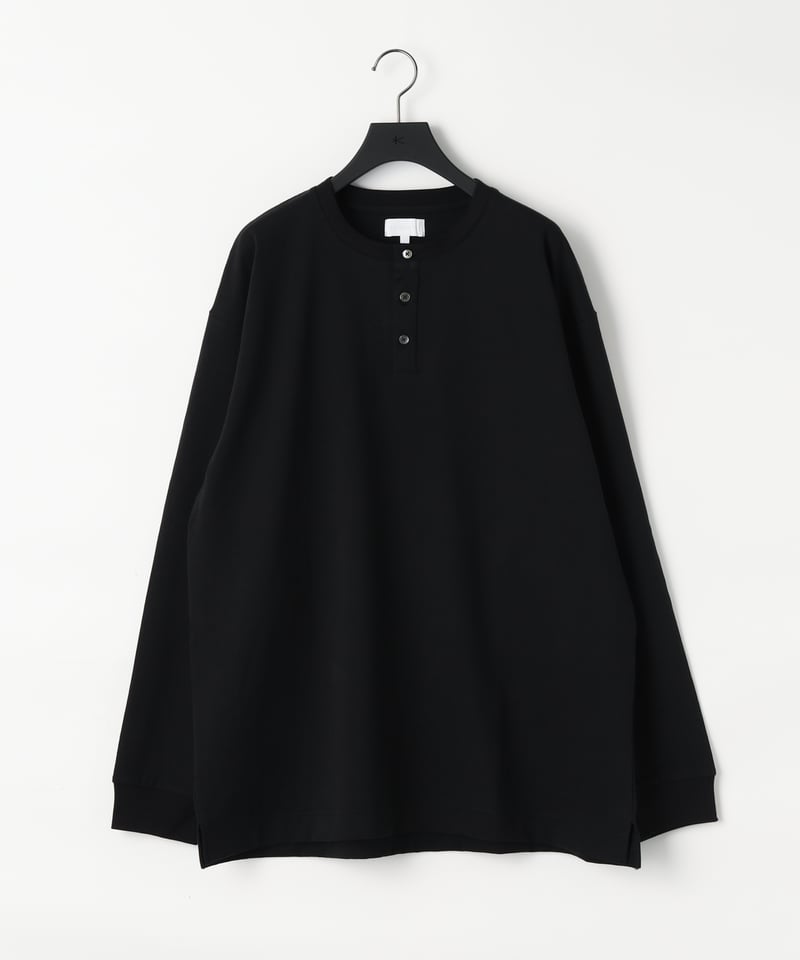 KANEMASA PHIL. 22G Air Spinning Henley LS Tee |