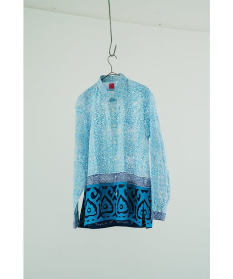 PERIOD FEATURES Block Print Long Shirts