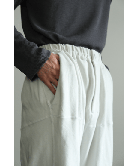 ANCELLM SWITCHING SMOOTH KNIT PANTS