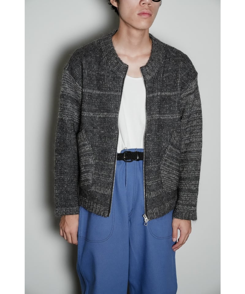 トップス 24AW ENCOMING KNITTED TWO POCKET BLOUSON ENCOMING KNITTED TWO POCKET BLOUSON | MusterWer