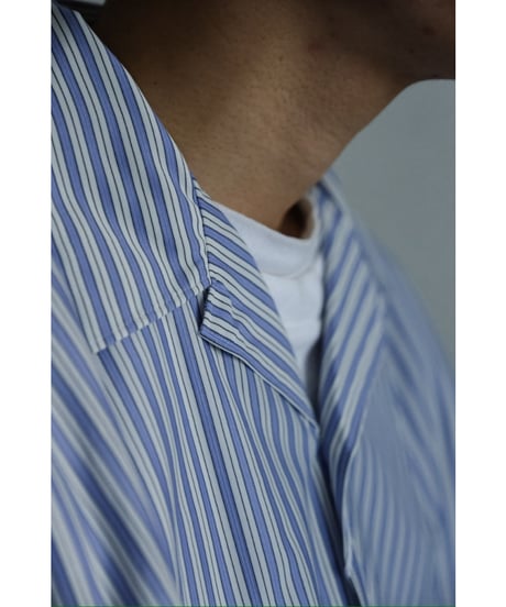 KANEMASA PHIL. "Exclusive" 46G Stripe Delta Shirt