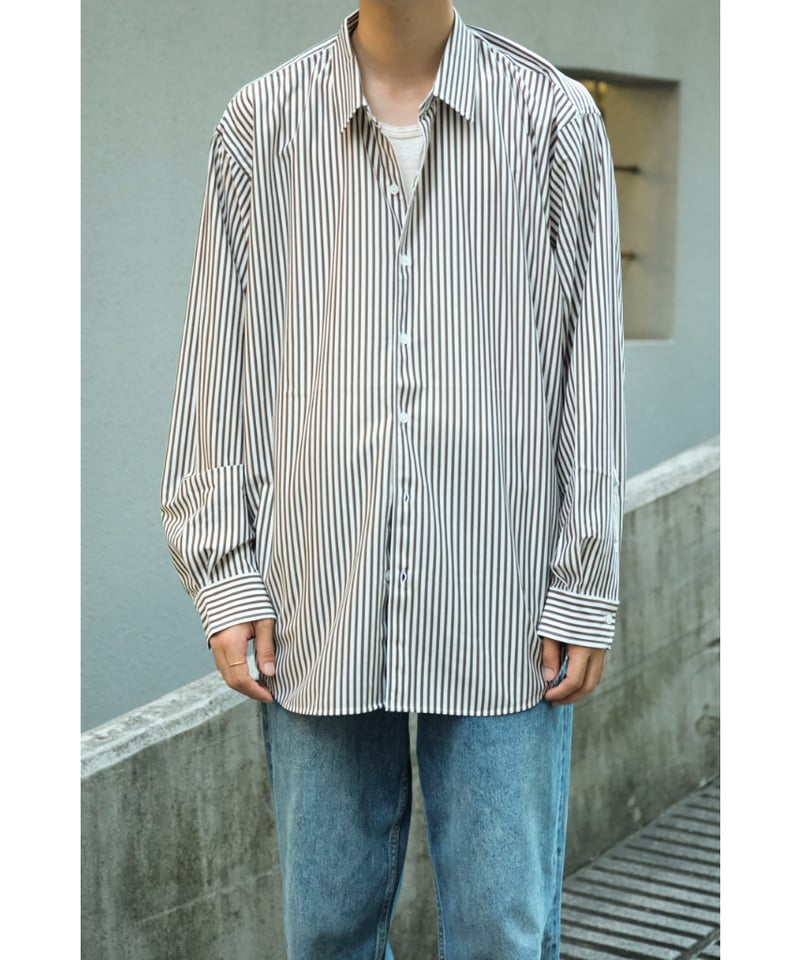 KANEMASA PHIL. 46G Atmosphere Stripe Shirt | Mu
