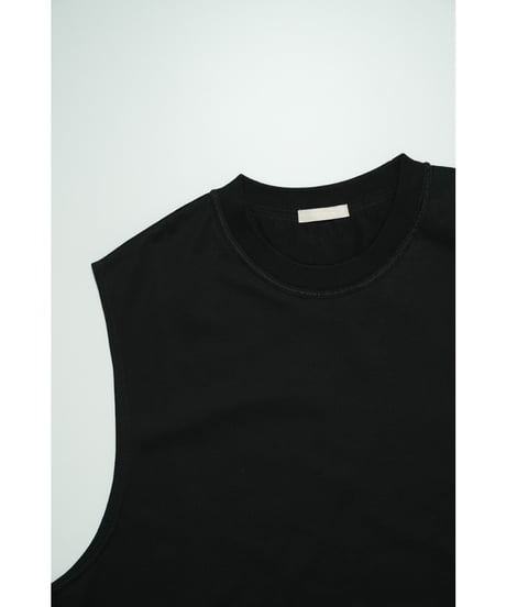 ULTERIOR SUVIN SUEDED TENJIKU SLEEVELESS TEE