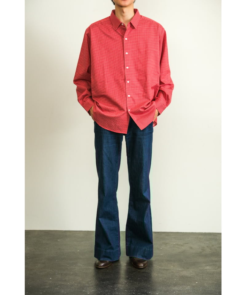 KANEMASA PHIL. 36G Atmosphere Check Shirt | Mus