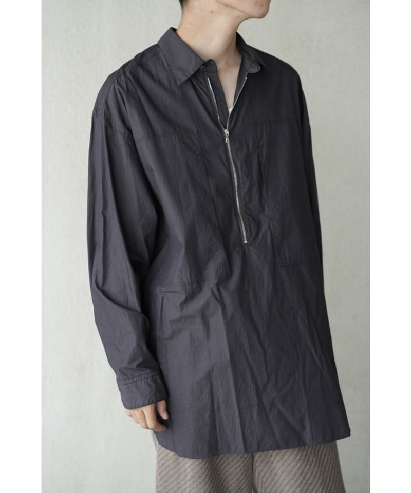 blurhms Chambray Half-zip Shirts | MusterWerk Sud.