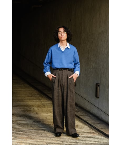 m's braque "Exclusive" TUCKED BAGGY PANTS