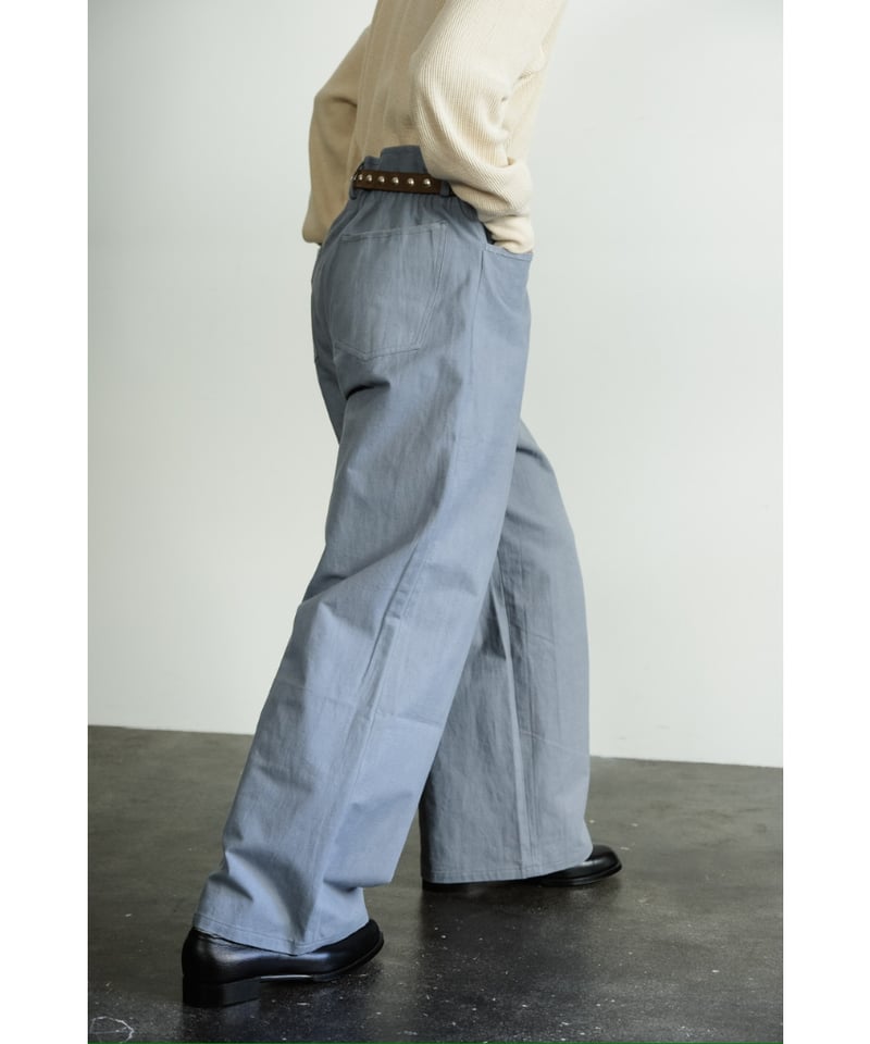 m's braque GATHERED BAGGY PANTS | MusterWerk Sud.
