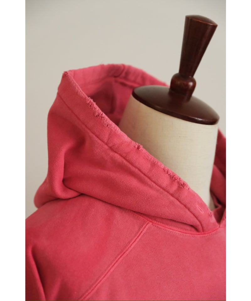 トップス ANCELLM DYED DAMAGE HOODIE RED 1 ANCELLM DYED DAMAGE HOODIE RED 通販ページ octavia[オクタヴィア]