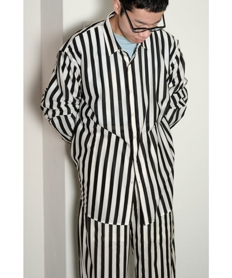KANEMASA PHIL. 46G Atmosphere Stripe L/S Shirt