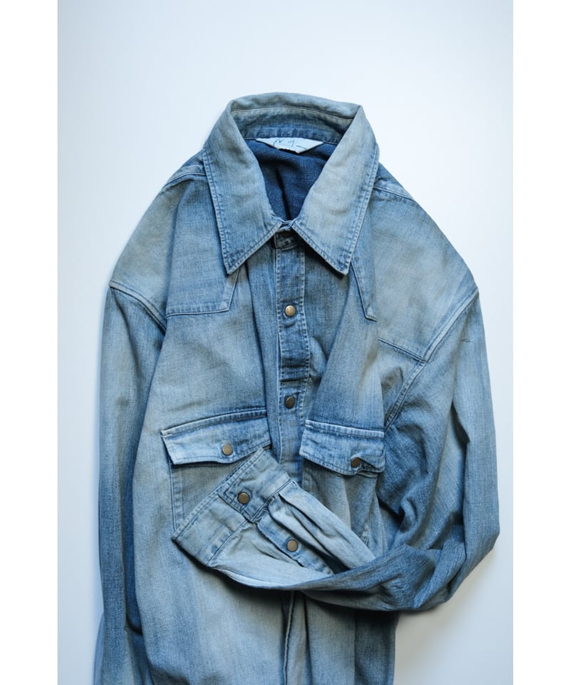 ancellm 25ss 示せ DENIM WESTERN SHIRT ancellm 25ss 示せ DENIM WESTERN SHIRT