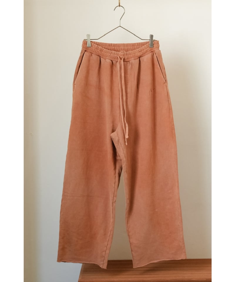 ANCELLM DYED SWEAT PANTS 2 YOKE STEIN - メルカリ｜ワイドパンツ 