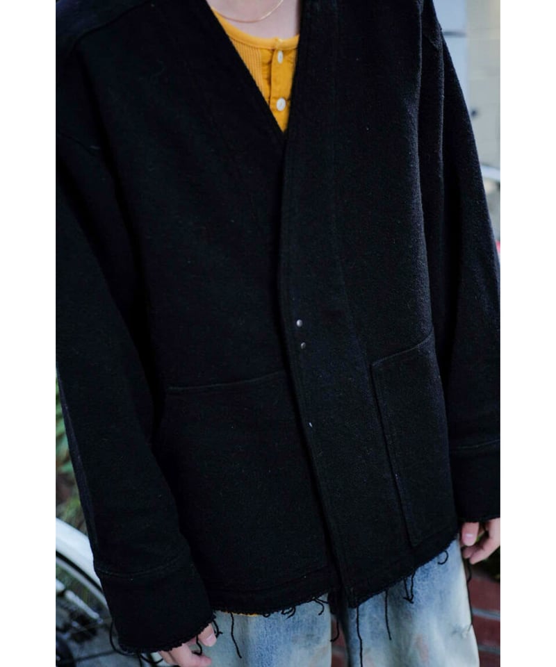 ANCELLM W/S COLLARLESS JACKET | MusterWerk Sud. ANCELLM W/S COLLARLESS JACKET | MusterWerk Sud.