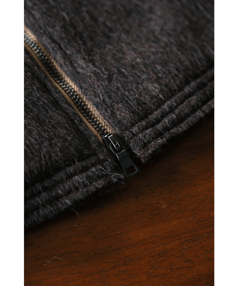 ANCELLM SHAGGY ZIP UP SHIRT | MusterWerk Sud.