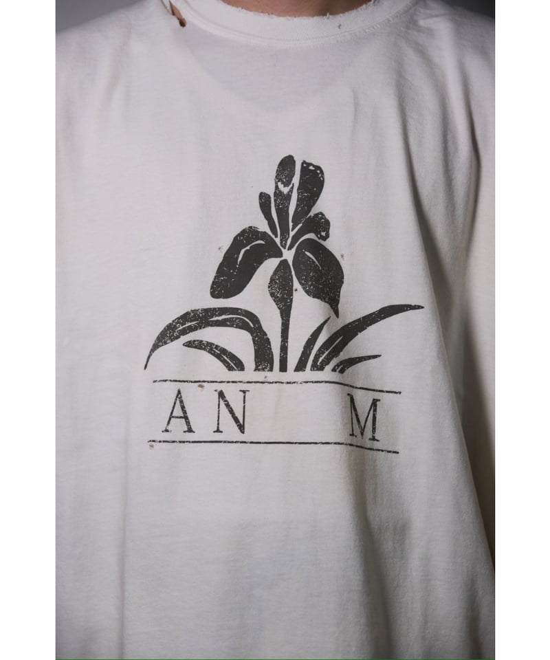 A様】ANCELLM アンセルム ダメージカットソー　 IRIS T-SHIRT ANCELLM - IRIS T-SHIRT/RED | NapsNote