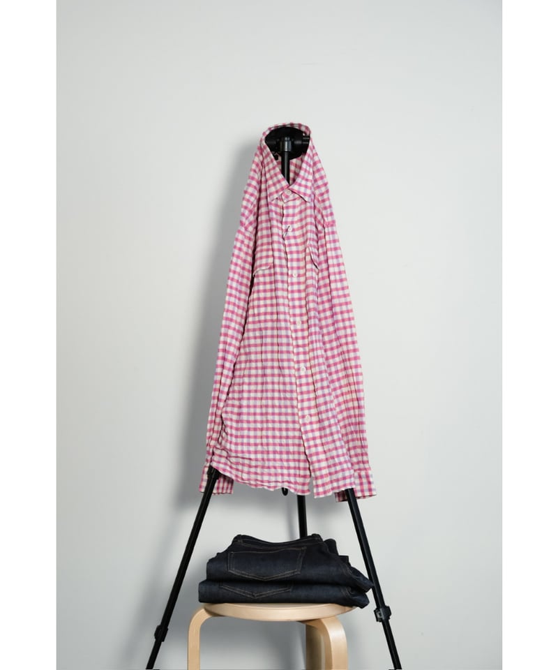トップス BISOWN CHECK G.I. SHIRTS RED CHECK BISOWN] CHECK G.I.SHIRTS / RED CHECK | YES-姫路の美容院と服