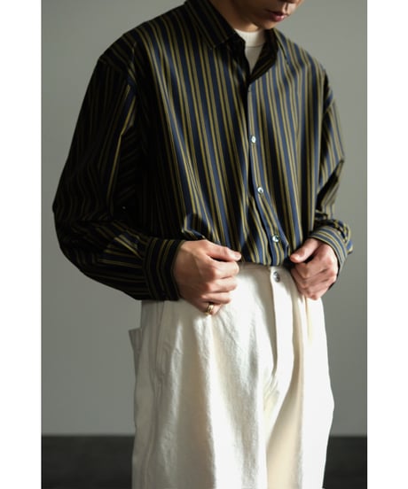 KANEMASA PHIL. 46G Atmosphere Stripe Shirt
