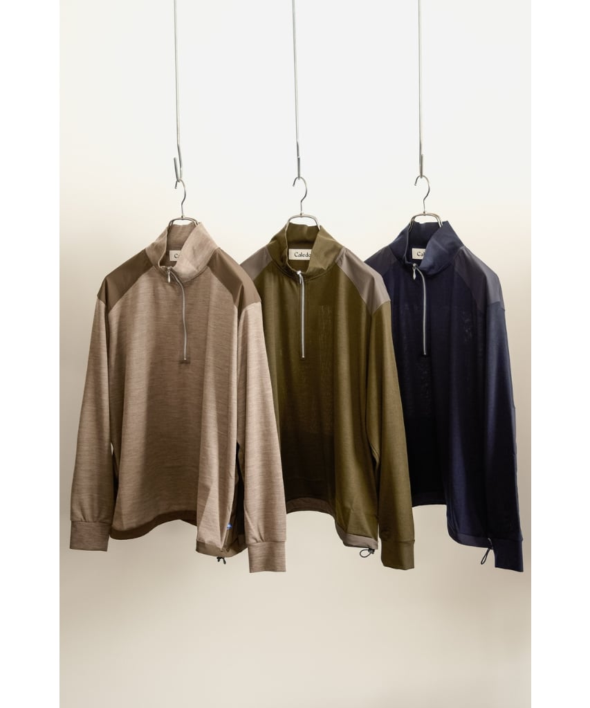 Caledoor Merino Wool Half Zip Sweater | MusterW