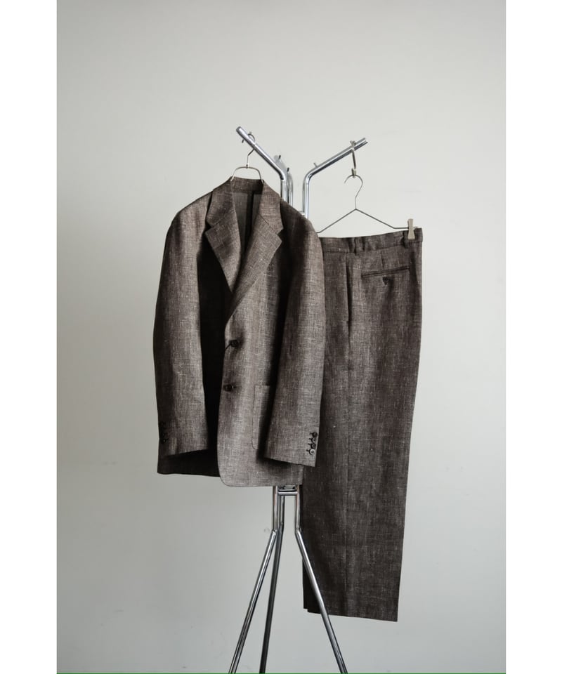 パンツ BISOWN WOOL LINEN 1TUCK SLACKS VONIQUE / BISOWN / WOOL LINEN 1TUCK SLACKS