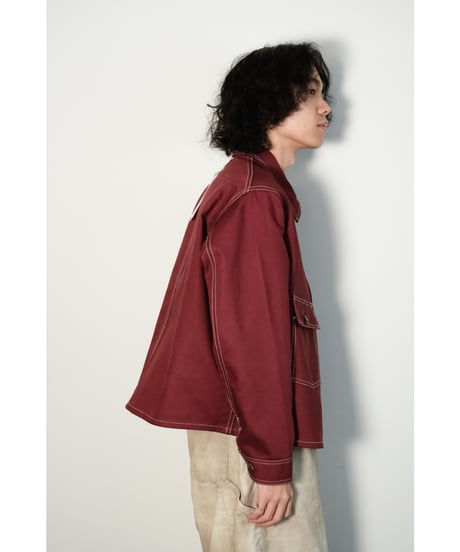 FAUVES "Exclusive" CARPENTER SHORT JACKET - CANVAS -