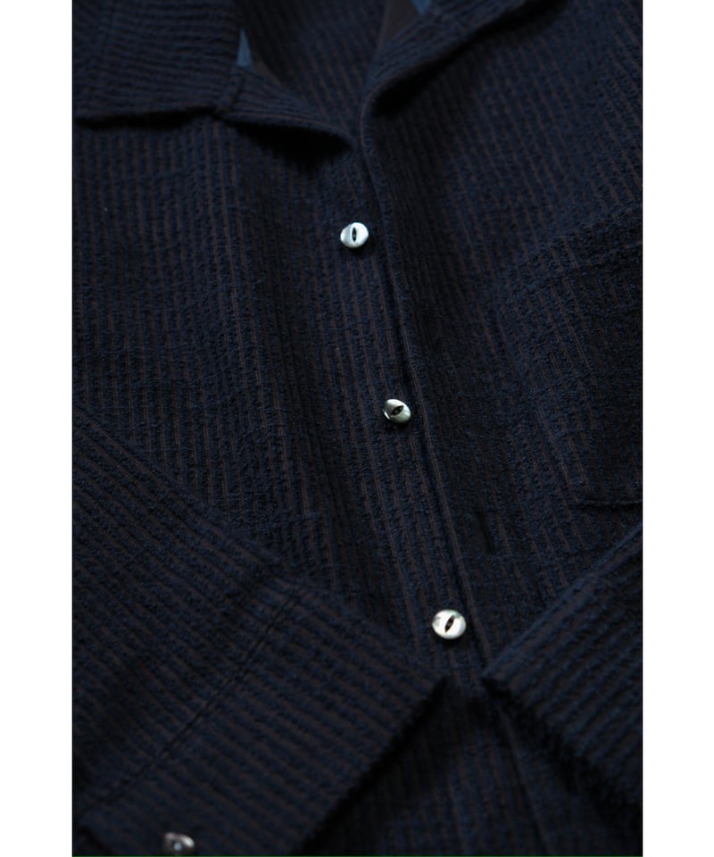 ANCELLM CUT STRIPE SHIRT | MusterWerk Sud. ANCELLM CUT STRIPE SHIRT | MusterWerk Sud.
