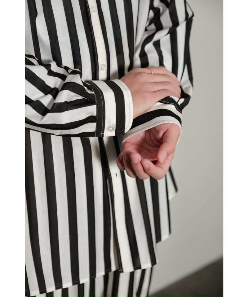 トップス KANEMASA PHIL 46G Atmosphere Stripe L/S KANEMASA PHIL. 46G Atmosphere Stripe L/S Shirt