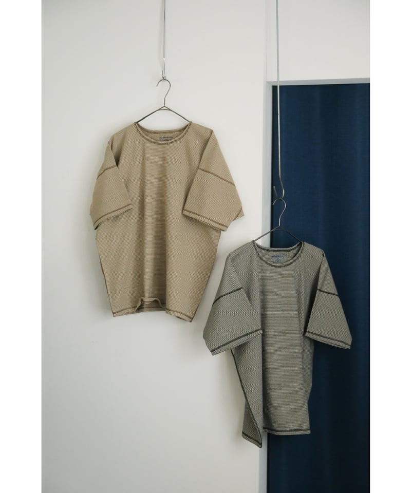 日曜日まで　YOUTH OLDE STEADER musterwerk Olde Homesteader YOUTH MOIRE STRIPE JERSEY CREW