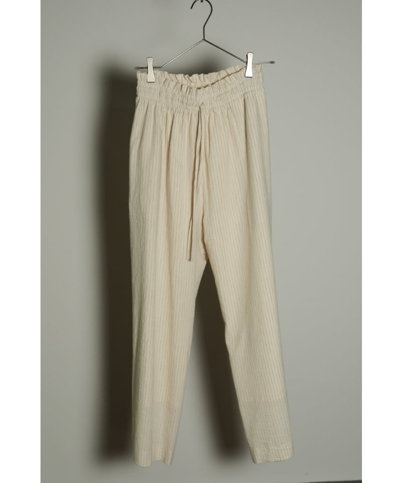 POSTELEGANT Cotton Linen Stripe Wide Trouser | POSTELEGANT Cotton Linen Stripe Wide Trouser |