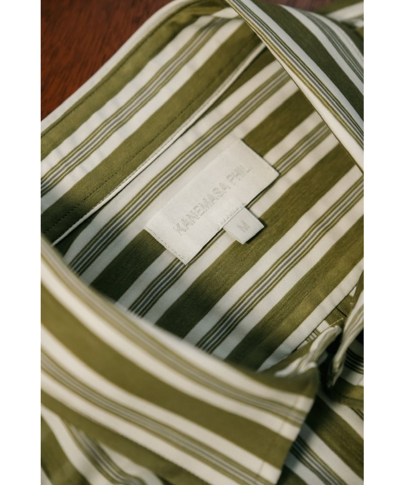 KANEMASA PHIL. 46G Atmosphere Stripe L/S Shirt