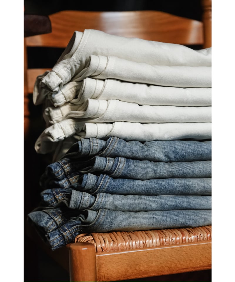 ANCELLM DAMAGE WIDE 5P DENIM PANTS | MusterWerk ANCELLM DAMAGE WIDE 5P DENIM PANTS | MusterWerk