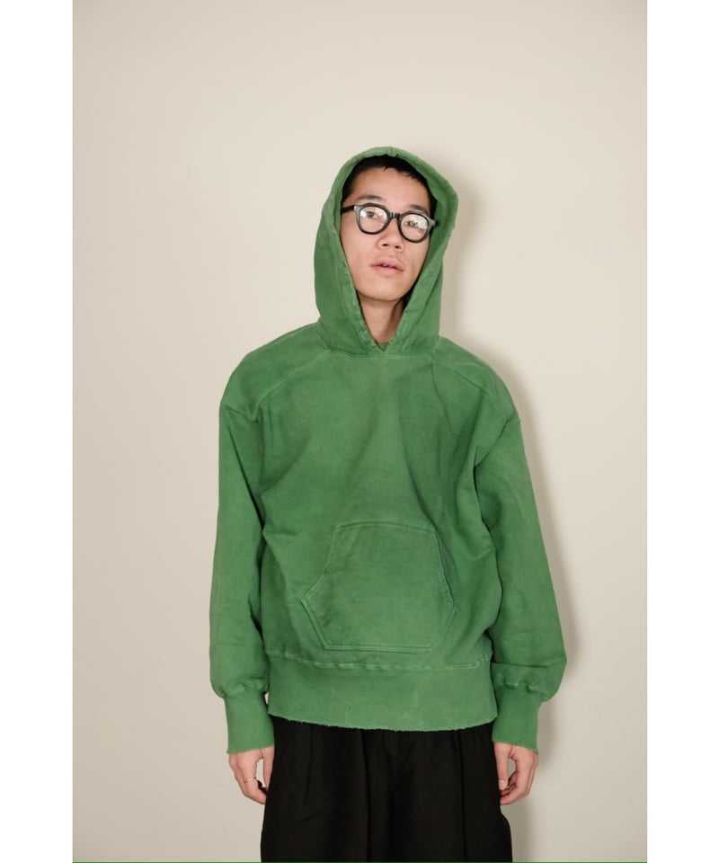 トップス ANCELLM DYED DAMAGE HOODIE RED 1 ANCELLM DYED DAMAGE HOODIE RED 通販ページ octavia[オクタヴィア]