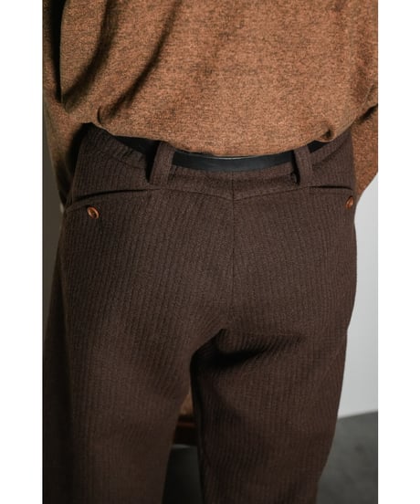 Gorsch the merry coachman Round York Wide Ridge Wool Trousers