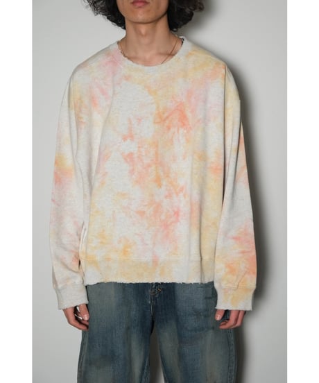 ANCELLM MARBLING SWEAT SHIRT