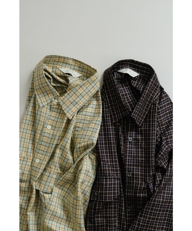 ANCELLM NEL CHECK OVER WORK SHIRT | MusterWerk
