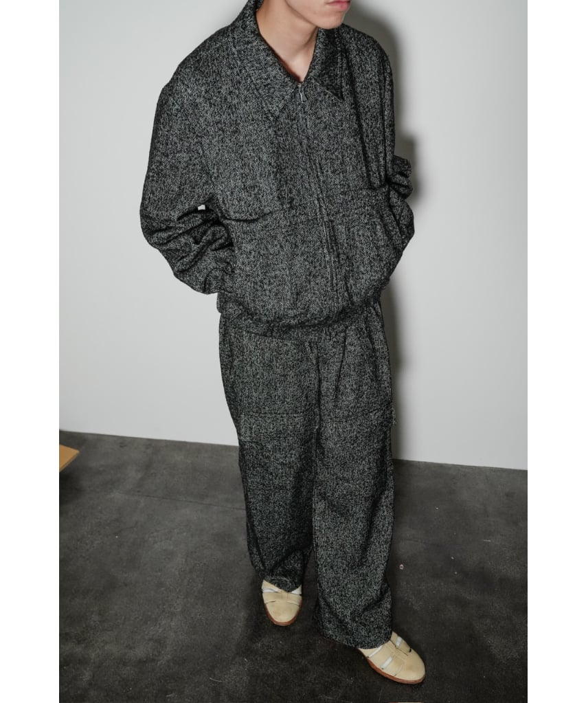 の*じ様 ENCOMING PANELED SHORT BLOUSON ENCOMING PANELED SHORT BLOUSON