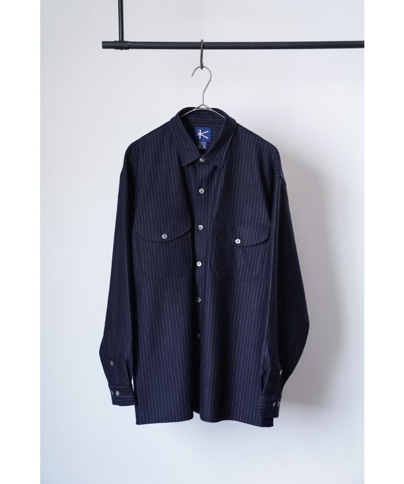 トップス +81 kanemasa phil. KANEMASA PHIL. Stripes Shirt +81 Lサイズ