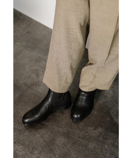 USED Hound's Tooth Wide Trousers