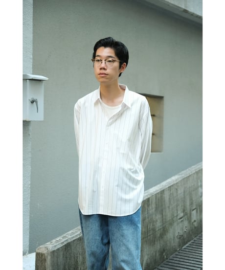 KANEMASA PHIL. 46G Atmosphere Stripe Shirt