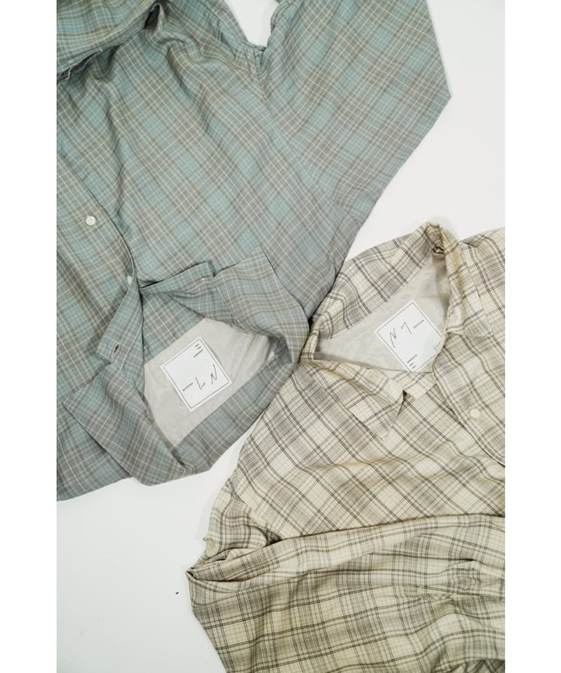 ANCELLM AGING RAYON CHECK SHIRT | MusterWerk Sud.