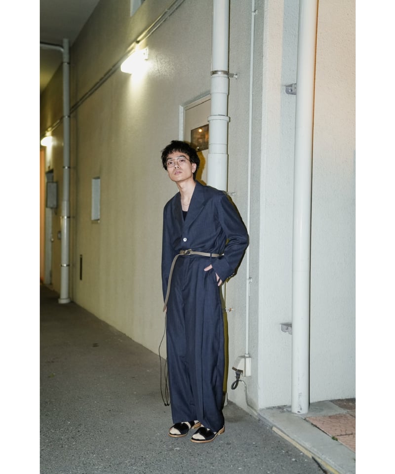 BISOWN SHEER WOOL PLEATSTUCK SLACKS | MusterWer