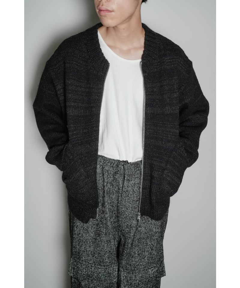 トップス 24AW ENCOMING KNITTED TWO POCKET BLOUSON ENCOMING KNITTED TWO POCKET BLOUSON | MusterWer